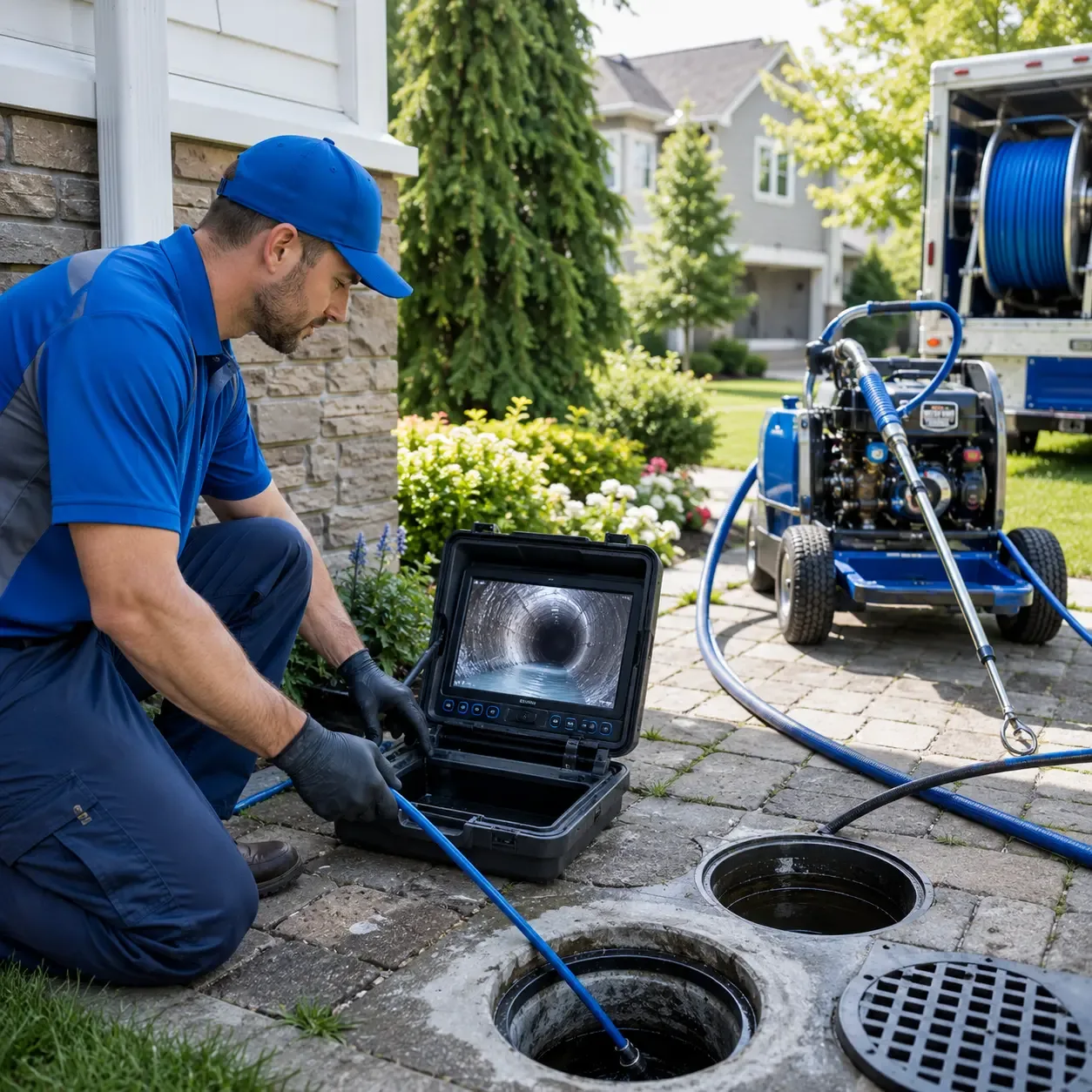 Outdoor drain cleaning professionals serving Pilot, VA